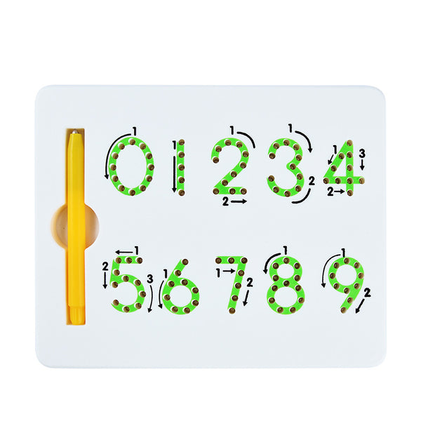 SnuzzleMart Magnetic Numbers Tracing board Educational Toy