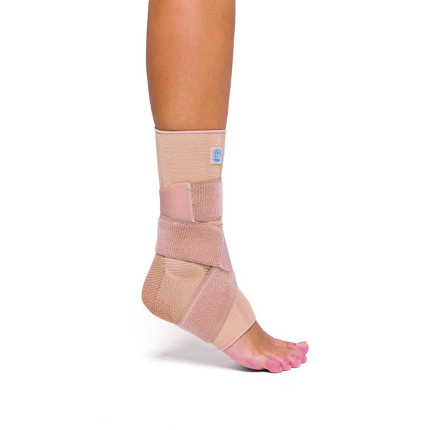 Stay active with Aqtivo Skin Ankle Brace! Figure of 8 strap design for superior support & comfort. Ideal for sports & recovery. Shop now for stability!