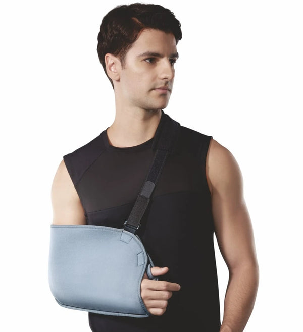 Secure & alleviate arm strain with our comfortable ARM POUCH SLING - perfect for recovery & support. Shop now for ergonomic healing!