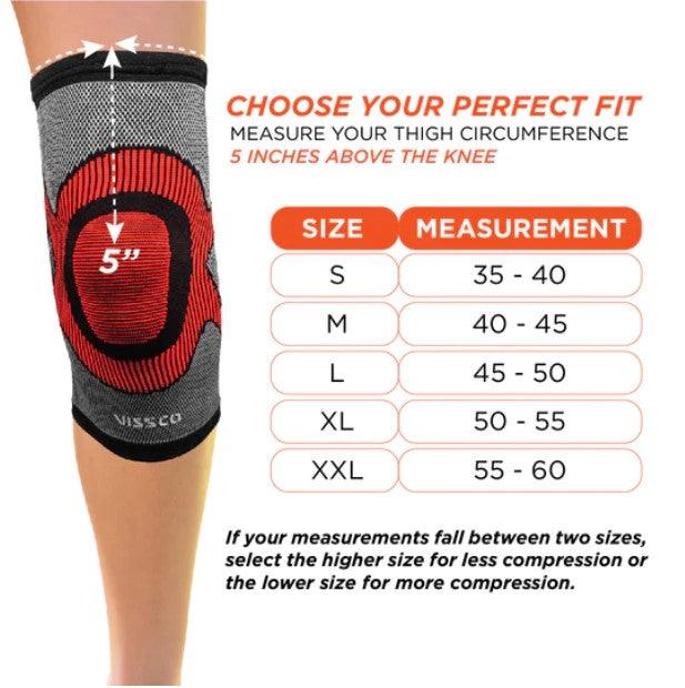 3D Knee Cap with Donut Padding | Provides optimum Knee compression and mild support for free Knee movement - Health Mart