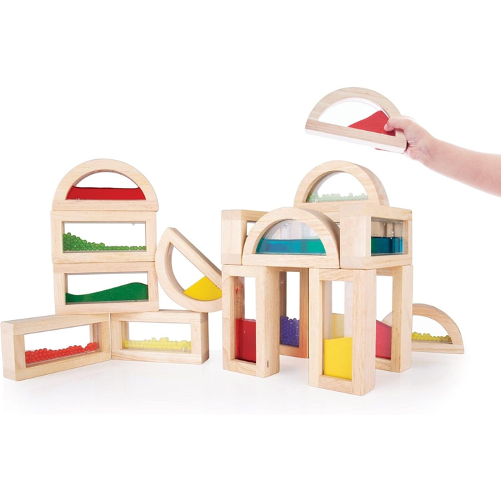 SnuzzleMart Sensory Sound Blocks Wooden & Acrylic 8-Pc Set – Health ...