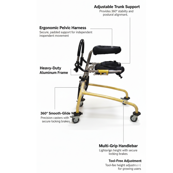 Ormesa Grillo Gait Trainer Premium Pediatric Walker – Health Mart UAE