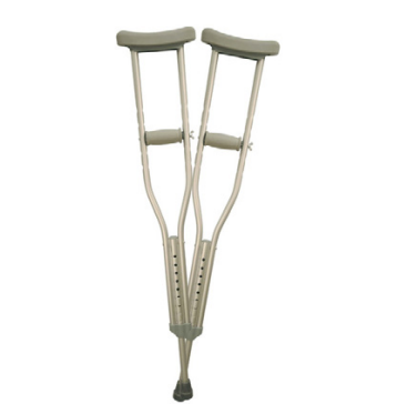 STANDARD ALUMINUM CRUTCHES  (PEDIATRIC)