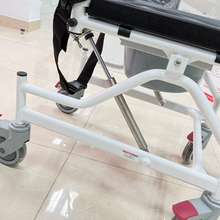Aluminum Tilting Commode Chair