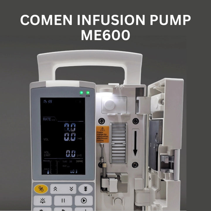 COMEN Infusion Pump ME600 on a gray background