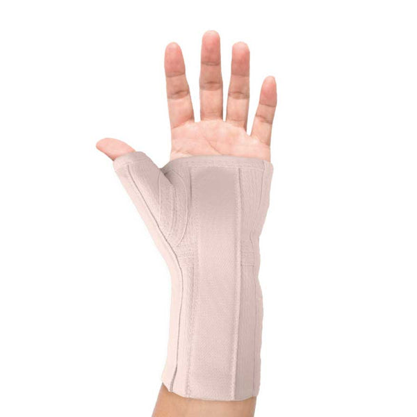 Elastic wrist splint for carpal tunnel