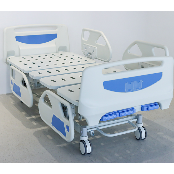 Five Function Electric Hospital Bed with Mattress and IV Pole 