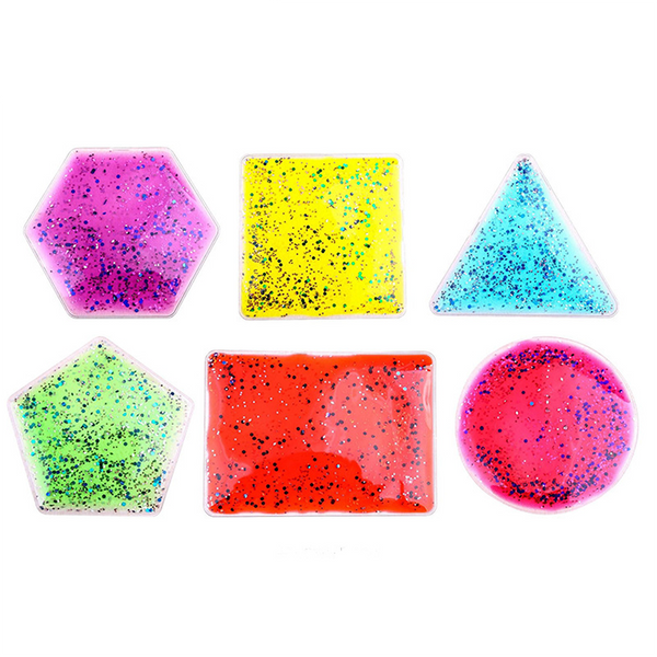 SnuzzleMart Sensory Gel Shape Fidget toy 6pcs/pack