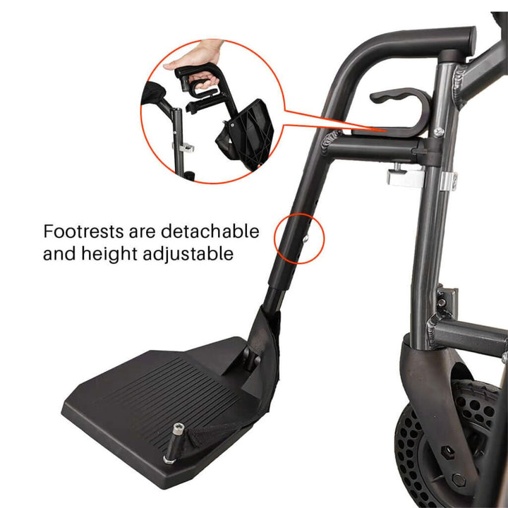 Heavy Duty Electric Foldable wheelchair