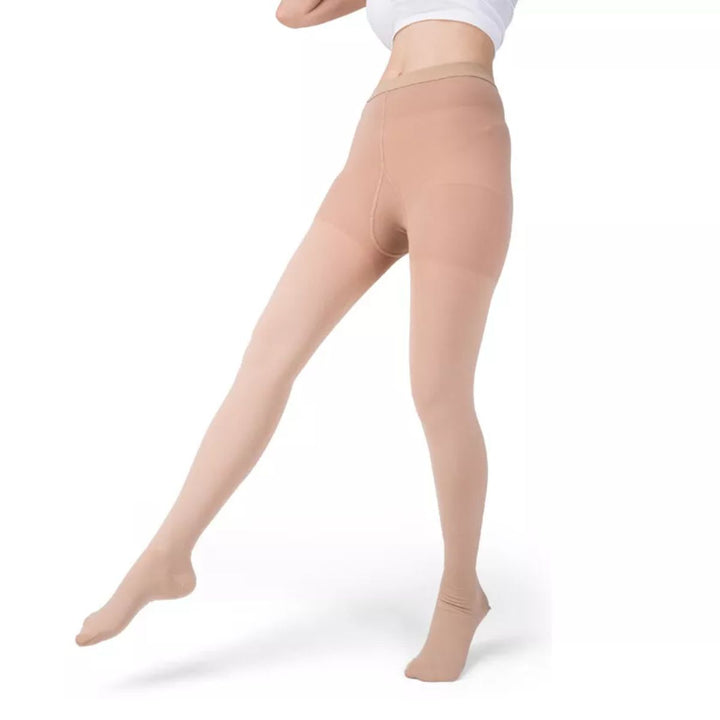 Medical Compression Stockings Class 2 (23-32mmHG) Pantyhose (Beige)
