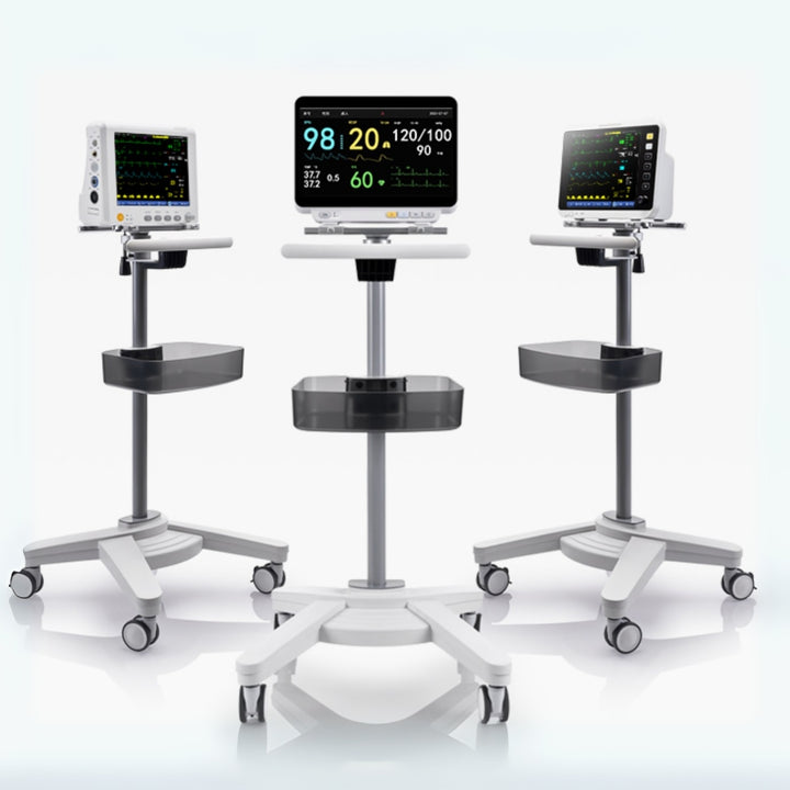 Multiparameter Patient Monitor with Trolly 