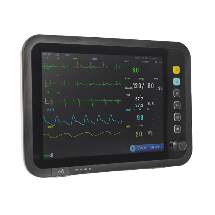 Multiparameter Patient Monitor with Trolly 