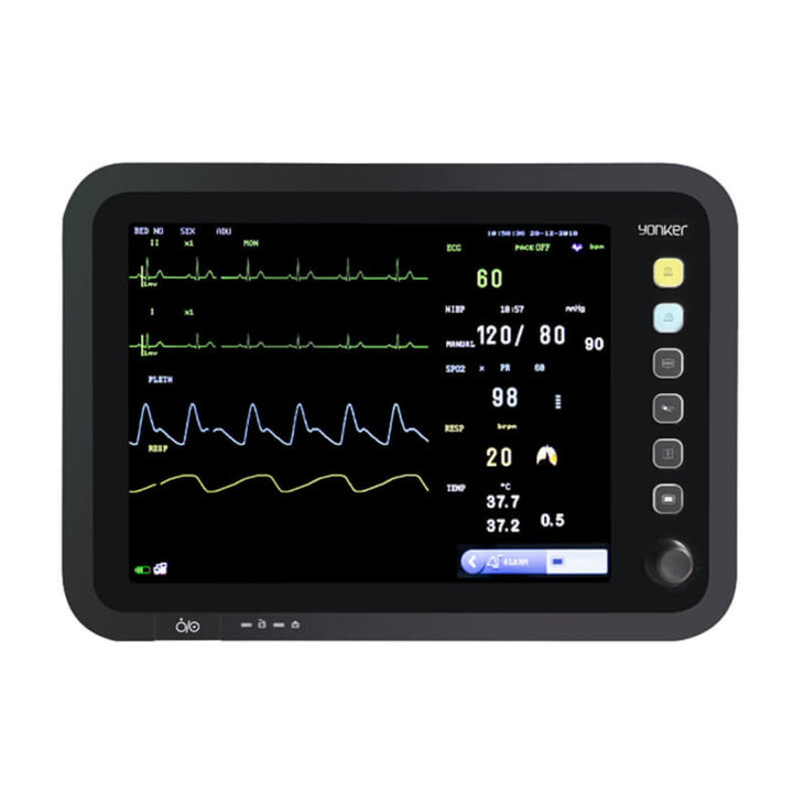 Multiparameter Patient Monitor with Trolly 