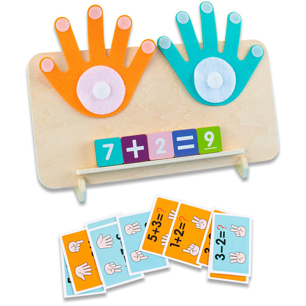 SnuzzleMart Finger Hand Counting Game Math Teaching Aids Montessori