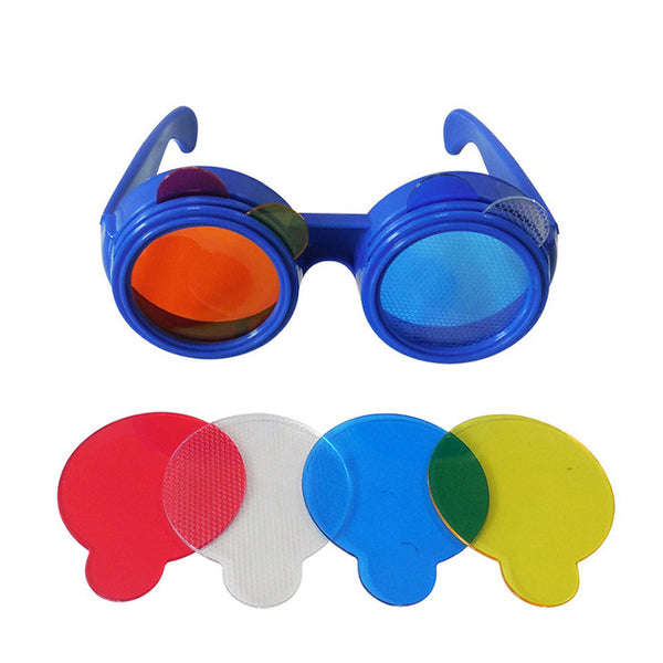 SnuzzleMart Kids Colour mixing glasses with four pairs lens