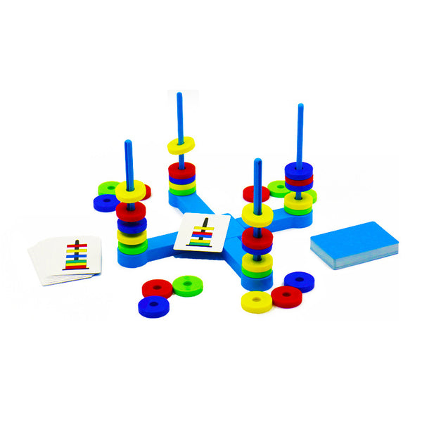 SnuzzleMart Magnetic suspension rings Matching game for 4 kids