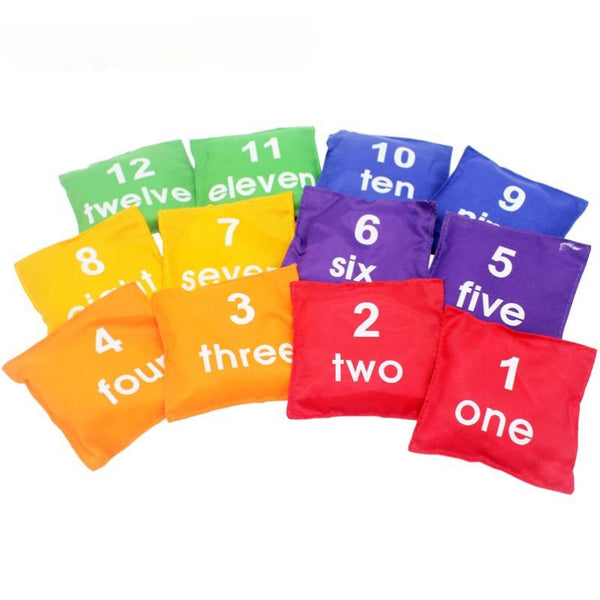 SnuzzleMart Sand Bag for Throwing Numbers(1-12)12PCS/set