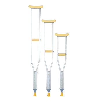 PUSH-BUTTON
ALLUMINIUM CRUTCHES