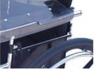 BRACKET SET (REQUIRED FOR FOR WHEELCHAIR TRAY TRANSPARENT)