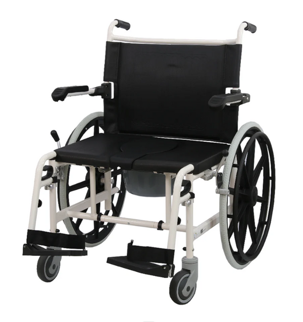 Aluminum Commode Wheelchair SW 20"/51cm