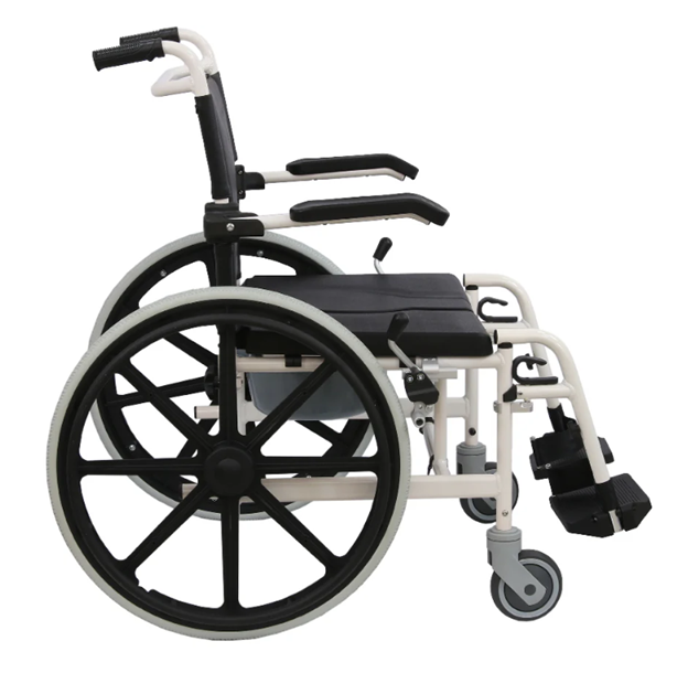 Aluminum Commode Wheelchair SW 20"/51cm