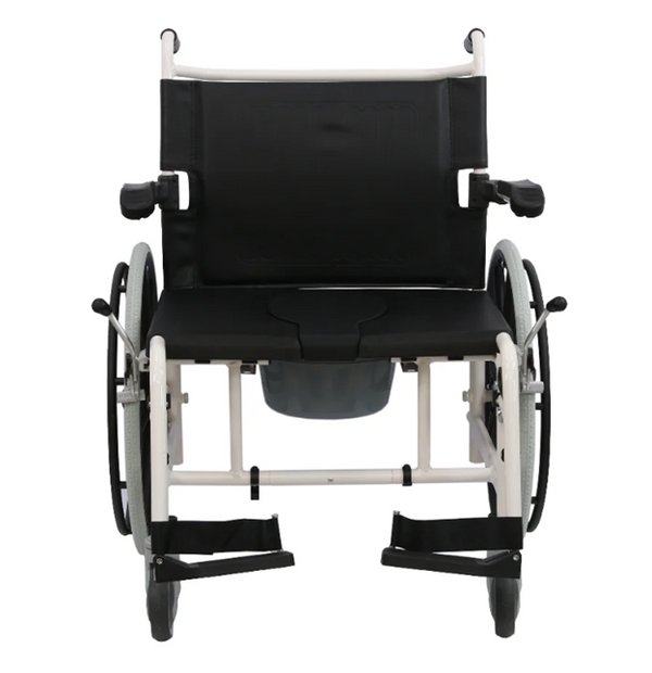 Aluminum Commode Wheelchair SW 20"/51cm