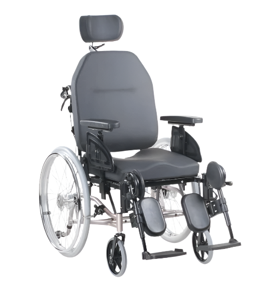 Tilt-In-Space Reclining Rehab Wheelchair R106