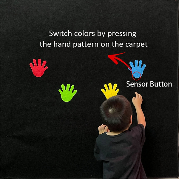 SnuzzleMart Starry Mat with Fiber Optic Light and 4 switch buttons (300 points of light)