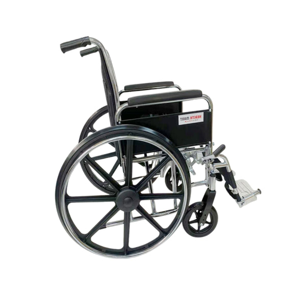 Standard wheelchair SW 18" with swing away footrest