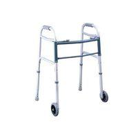 ALUMINUM CHILDREN WALKER WITH 5” WHEELS - Health Mart