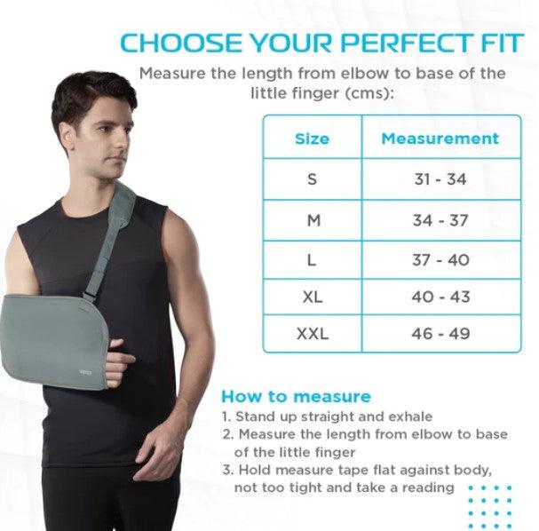 Arm Pouch Sling (Mild Support)| Provides Support to the Shoulder & Arm - Health Mart