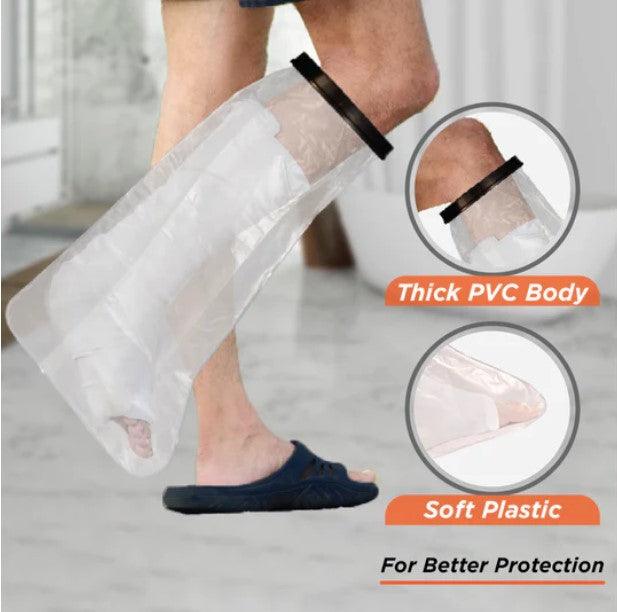 Cast Cover - Leg | Cast Cover for Left & Right Leg | Protects Bandage From Water Exposure during Bath & Shower - Health Mart