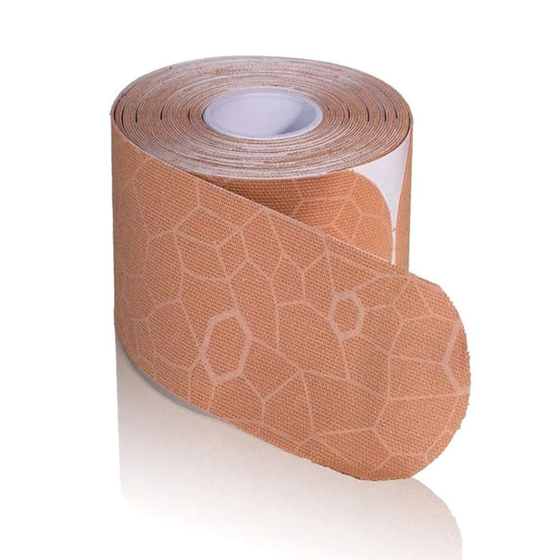 Kinesiology Tape Precut Roll - Beige/Beige Print