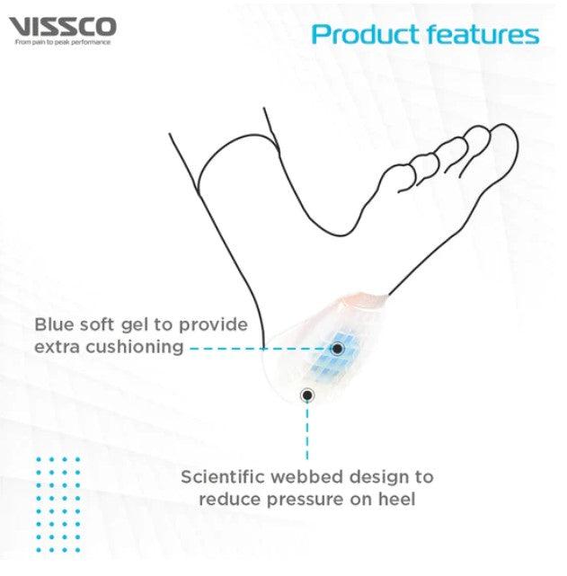 Heel Cushion with Blue Spot | Provides Shock Absorption & Reduces Pressure on the Heel - Health Mart