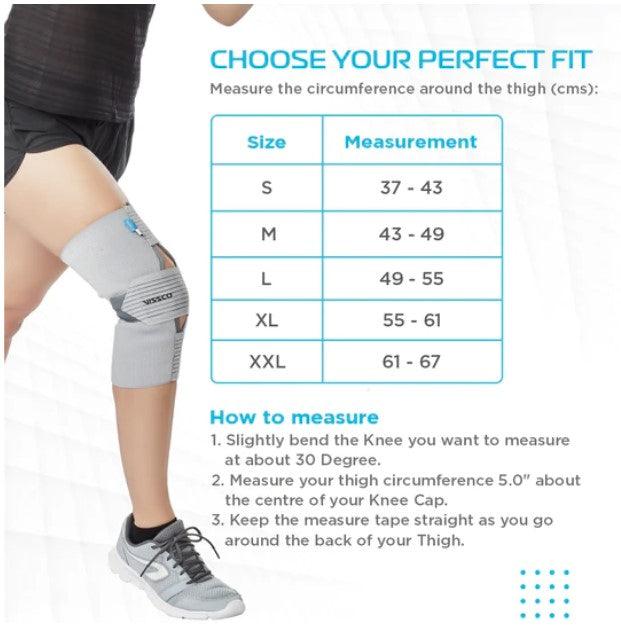 Knee Wrap With Loop Elastic Technology | Provides optimum Compression & support to the Knee - Health Mart