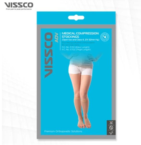 Medical Compression - Class 2 Thigh Length|Mild Support | Improves Blood Circulation | Swollen | Tired | Aching Legs - Health Mart