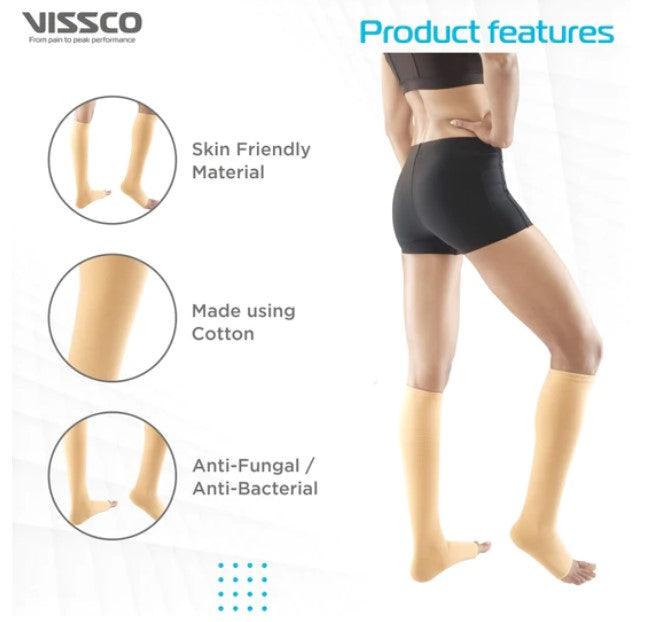 Medical Compression Stockings (Below Knee) | Improves Blood Circulation & Relieves Pain - Health Mart