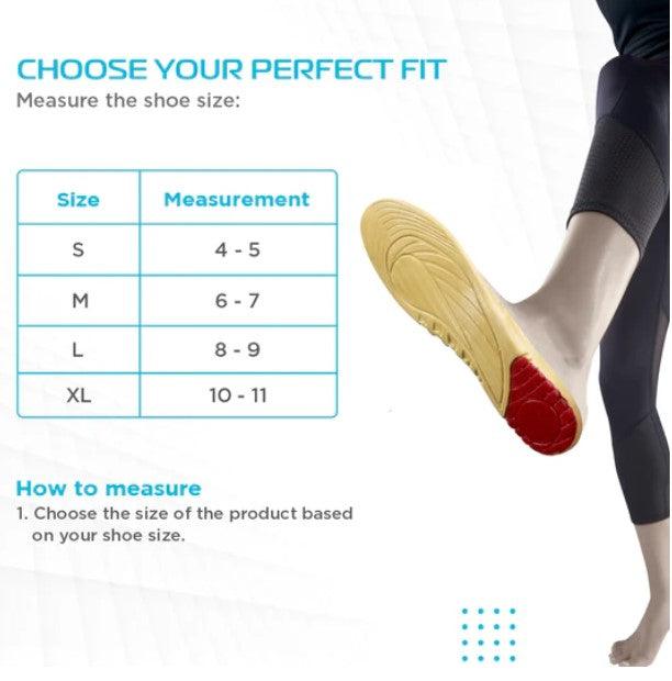 Orthopaedic Cushioned Insole | Foot Support for Shock Absorption - Health Mart