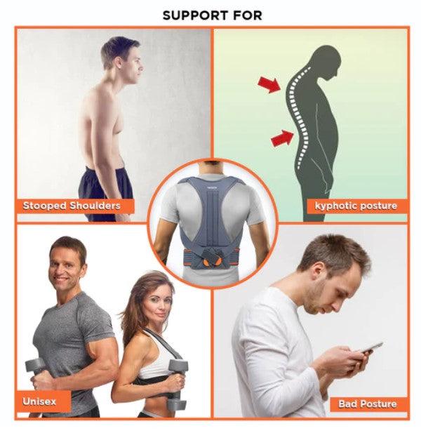 Posture Aid (Moderate Support) | Ideal Aid to Correct Posture & Relieves Pain - Health Mart