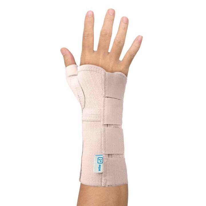 Elastic wrist splint for carpal tunnel